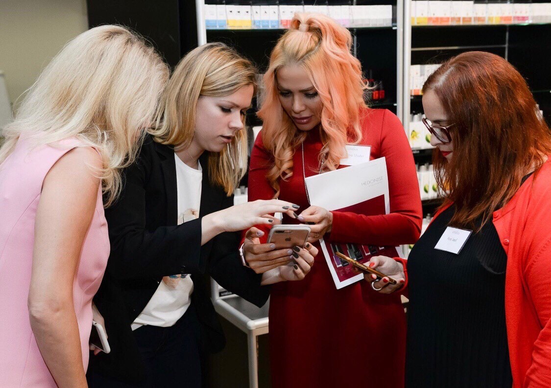 Elegant beauty atelier interior